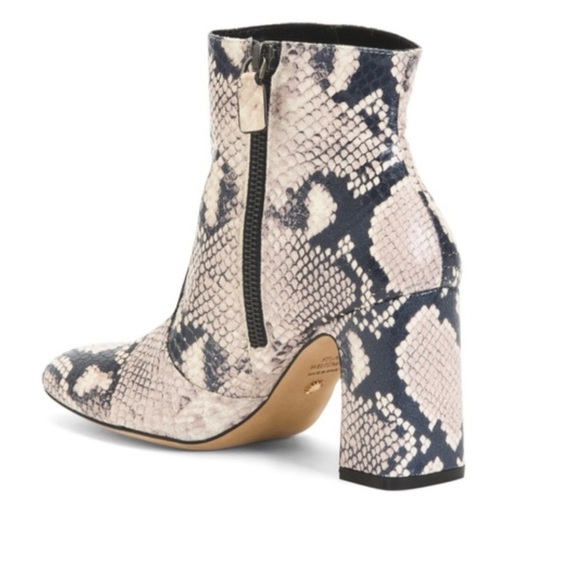 STUART WEITZMAN SNAKE BLOCK BOOTIE - Picture 2 of 11